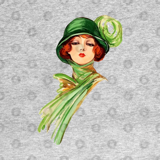 1920s Woman with Cloche Hat by chmdance